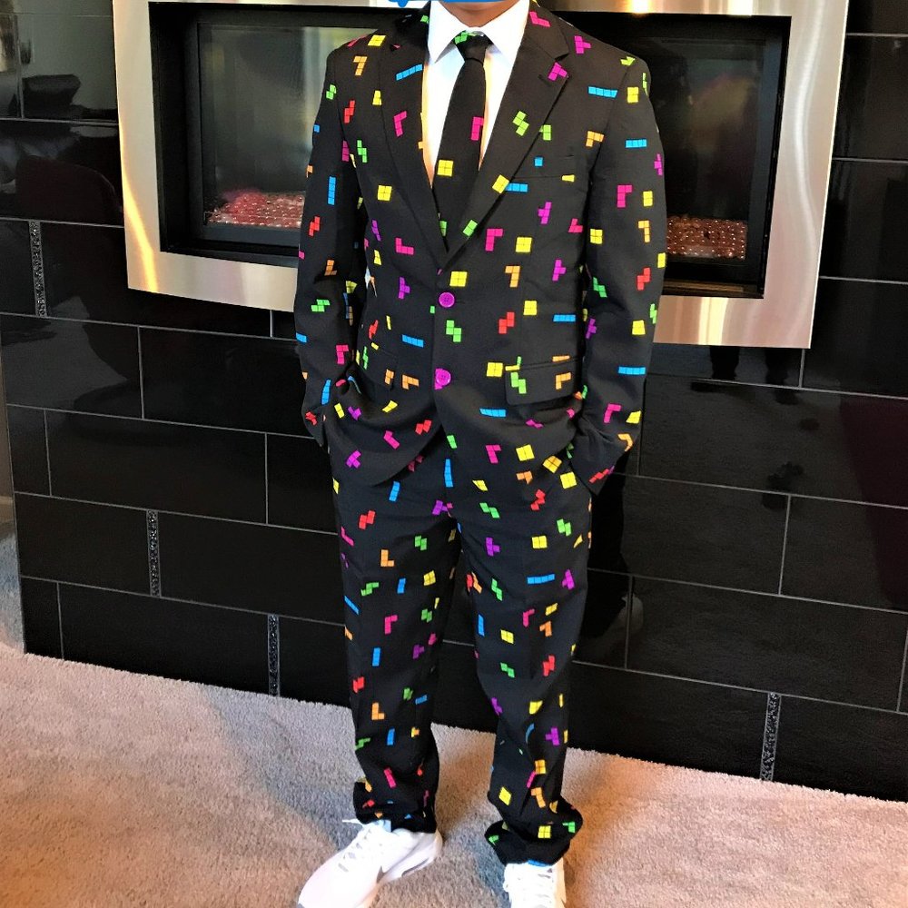 SHINESTY Men's Suit